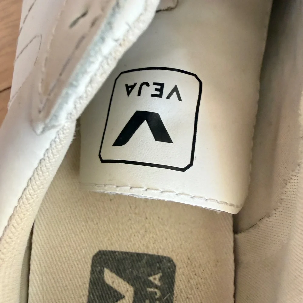 Veja Esplar Leather Sneakers Extra White Womens US 8 EUR 39 Low Top Shoes - Picture 7 of 12